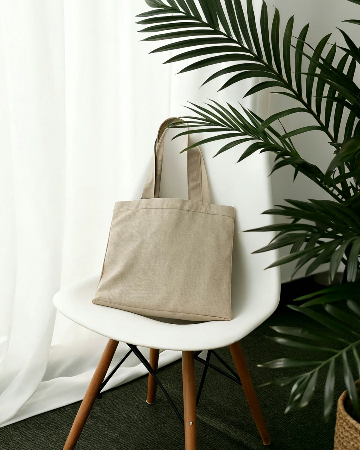 Cabas en toile naturelle